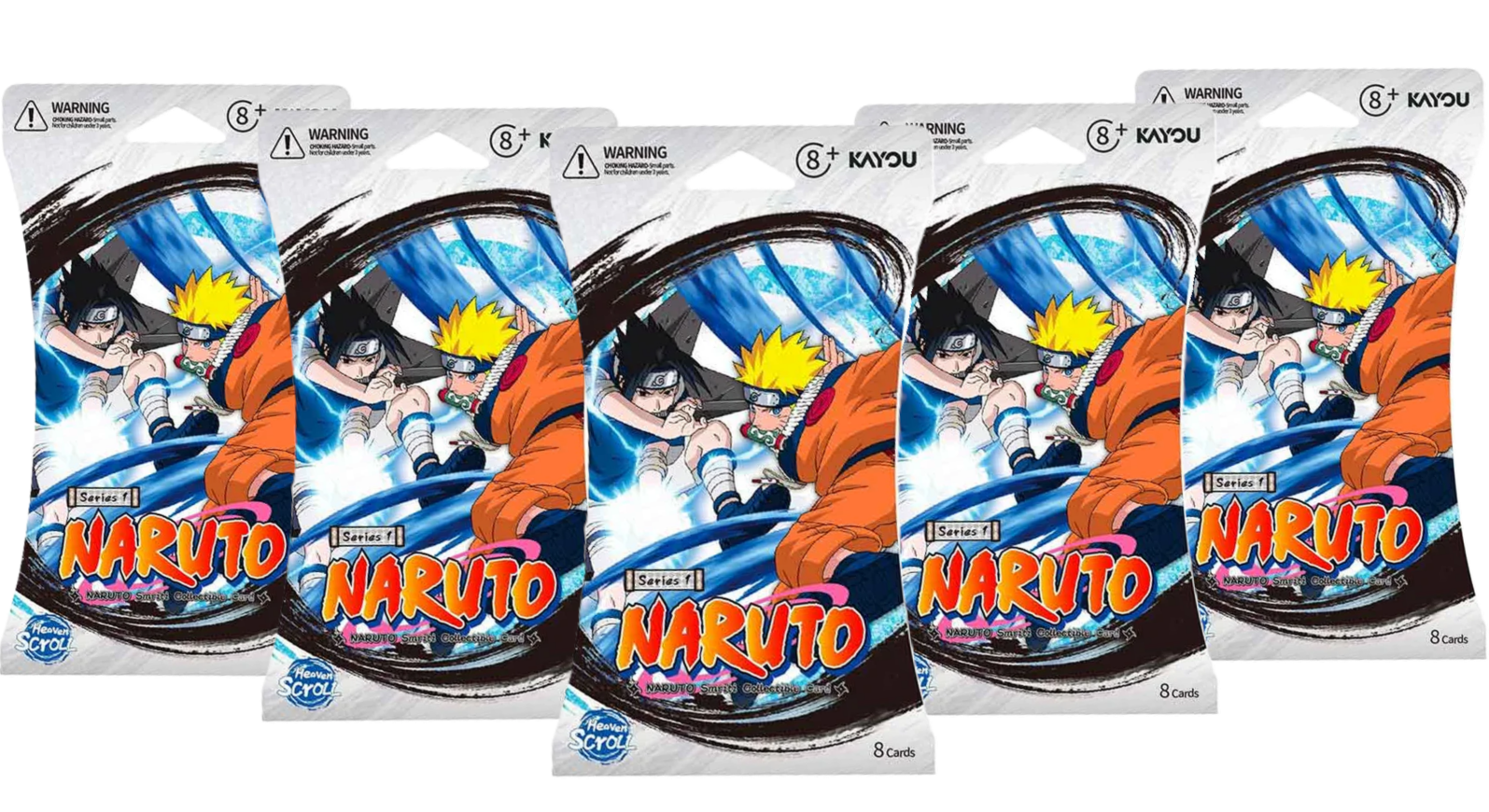 Naruto Smriti Collectible Cards – Heaven Scroll Series 1 Booster Pack (5-Pack Bundle | Factory Sealed)