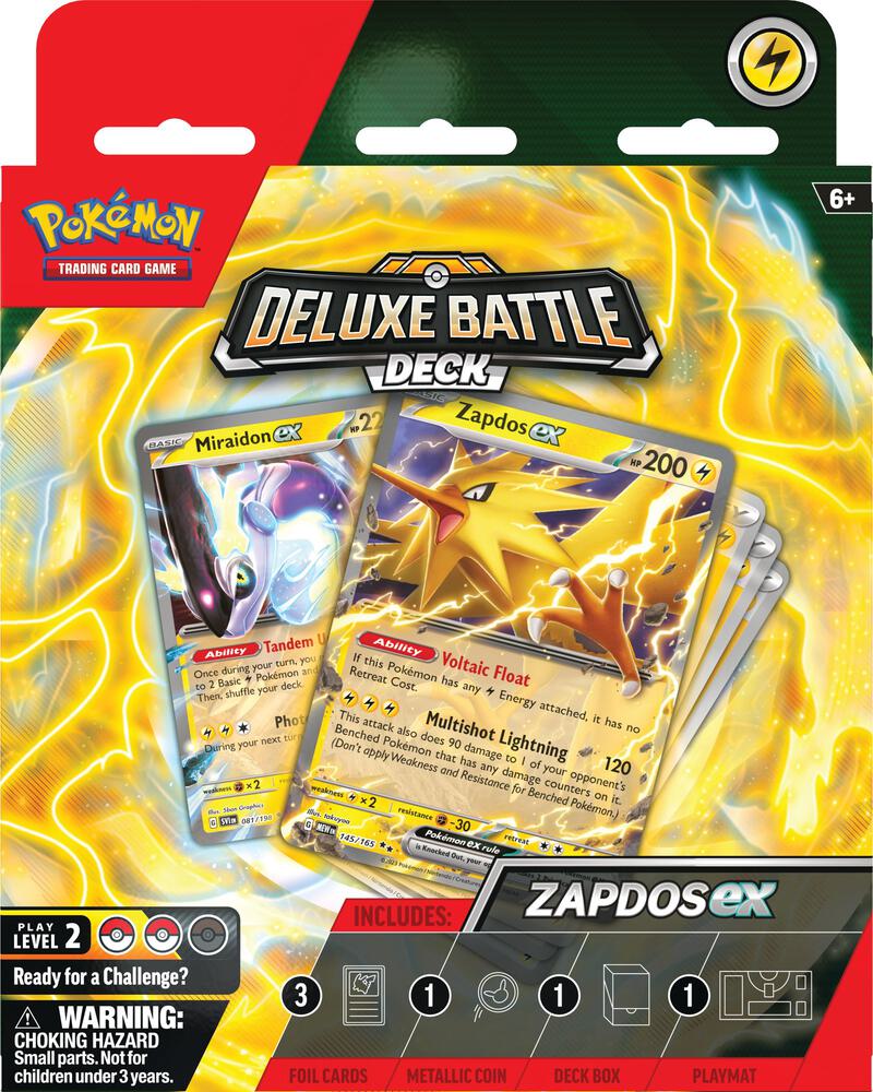 Pokémon TCG: Deluxe Battle Deck — Zapdos ex – Factory Sealed