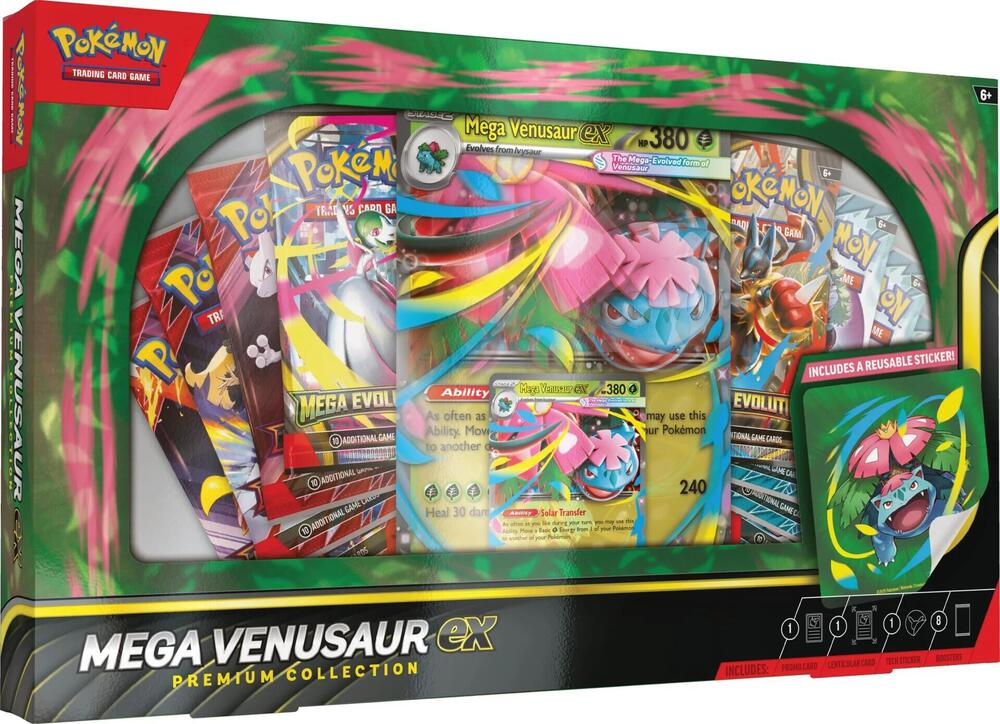 Pokémon TCG: Mega Venusaur ex — Premium Collection