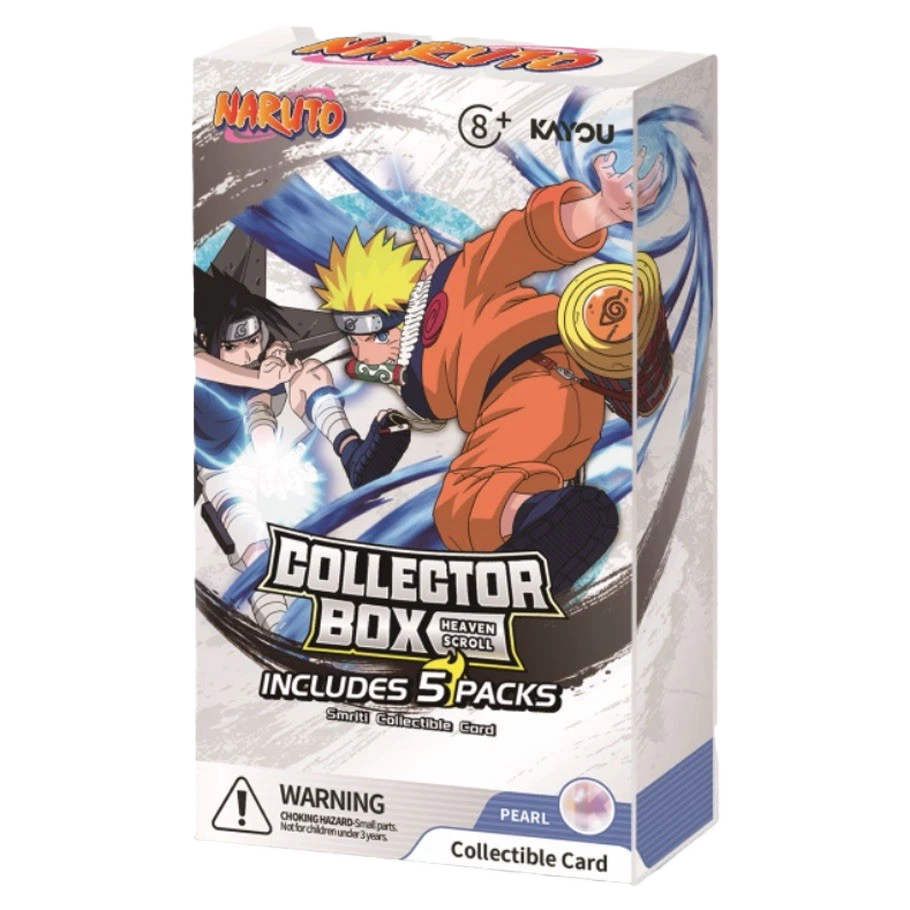 Naruto Smriti Collectible Cards – Heaven Scroll Series 1 Collector Box (5 Packs, Factory Sealed)  ✅&nbsp;Highli