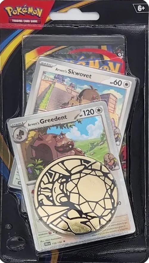 Pokémon TCG: Mega Evolution — Phantasmal Flames Premium Blister Pack (Arven’s Greedent)