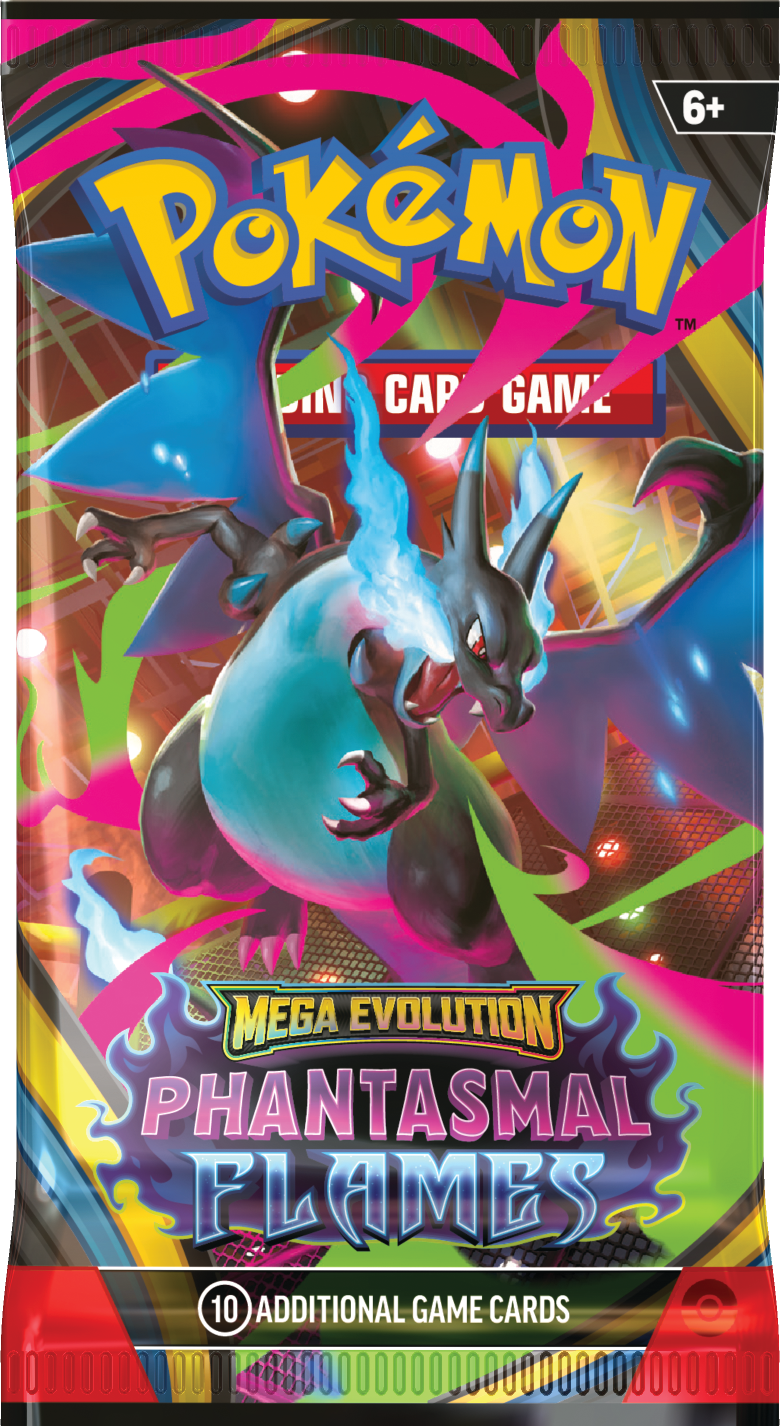 Pokémon TCG: Mega Evolution — Phantasmal Flames Sleeved Booster Pack