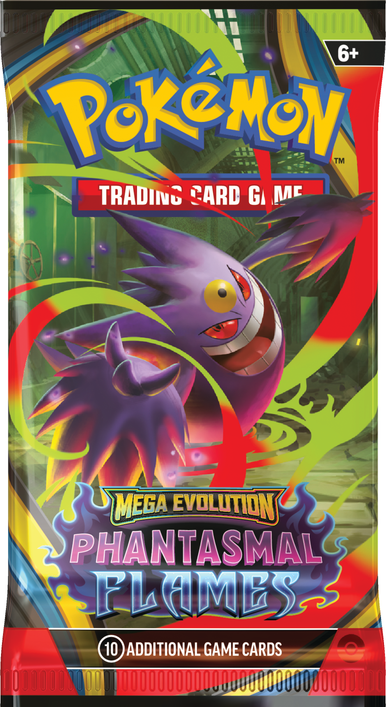 Pokémon TCG: Mega Evolution — Phantasmal Flames Sleeved Booster Pack