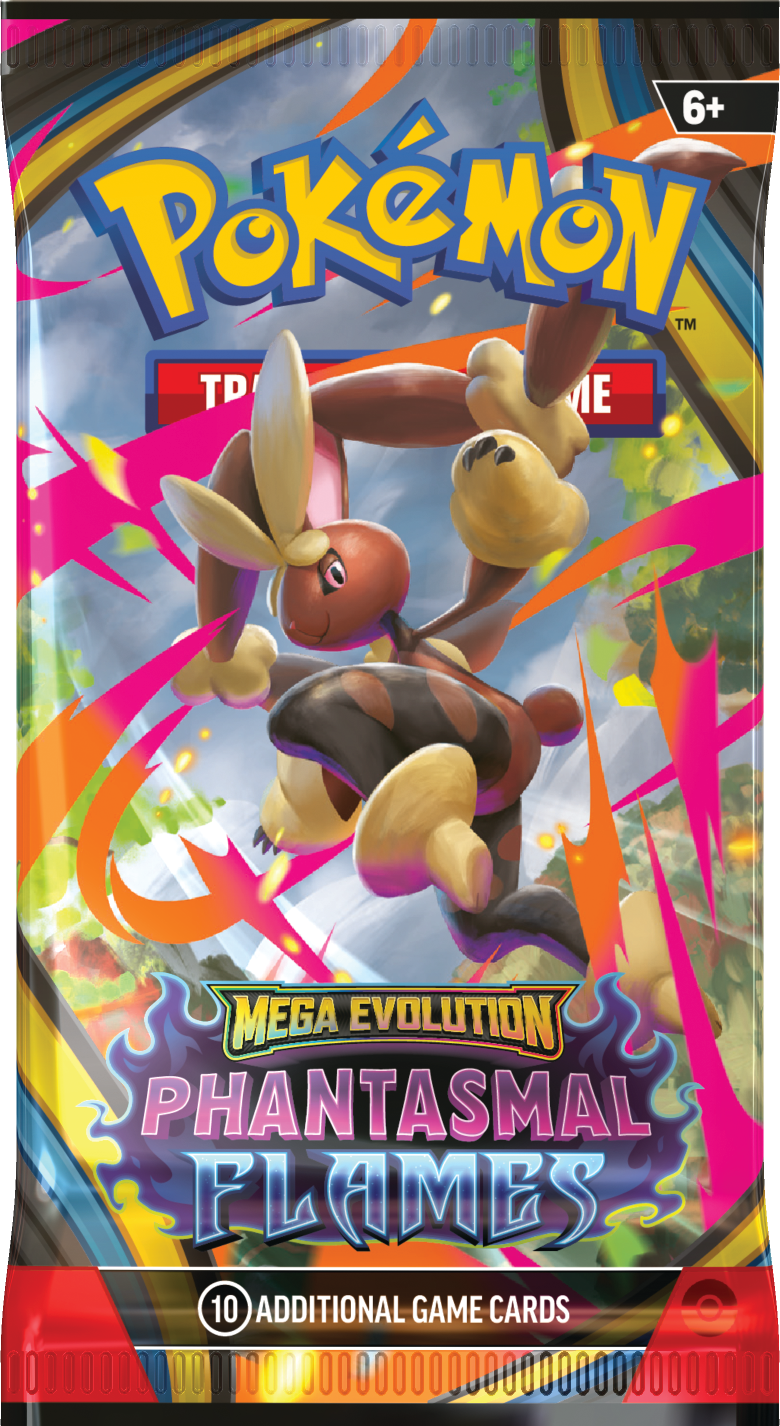 Pokémon TCG: Mega Evolution — Phantasmal Flames Sleeved Booster Pack