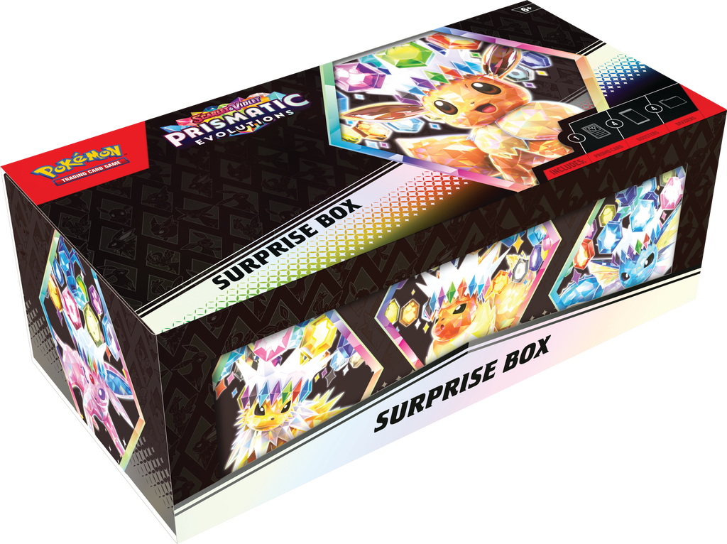 Pokémon TCG: Scarlet & Violet — Prismatic Evolutions Bundle (Surprise Box + Booster Bundle)