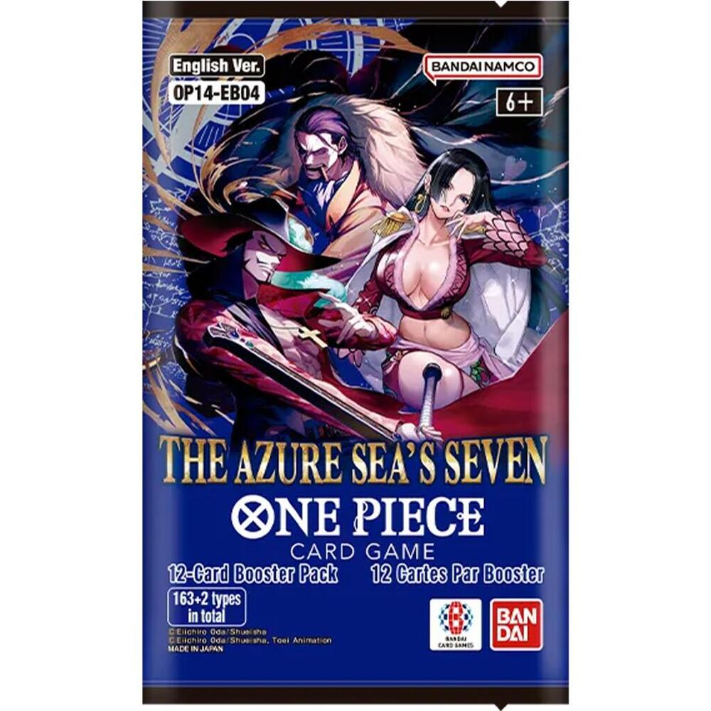 One Piece OP-14 – The Azure Sea’s Seven (Sleeved Booster Pack)